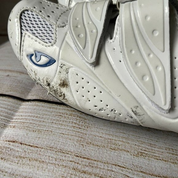 Giro Espada EC70 Women Road Bike Shoes EU 40 US 8.5 White Blue - Picture 4 of 8